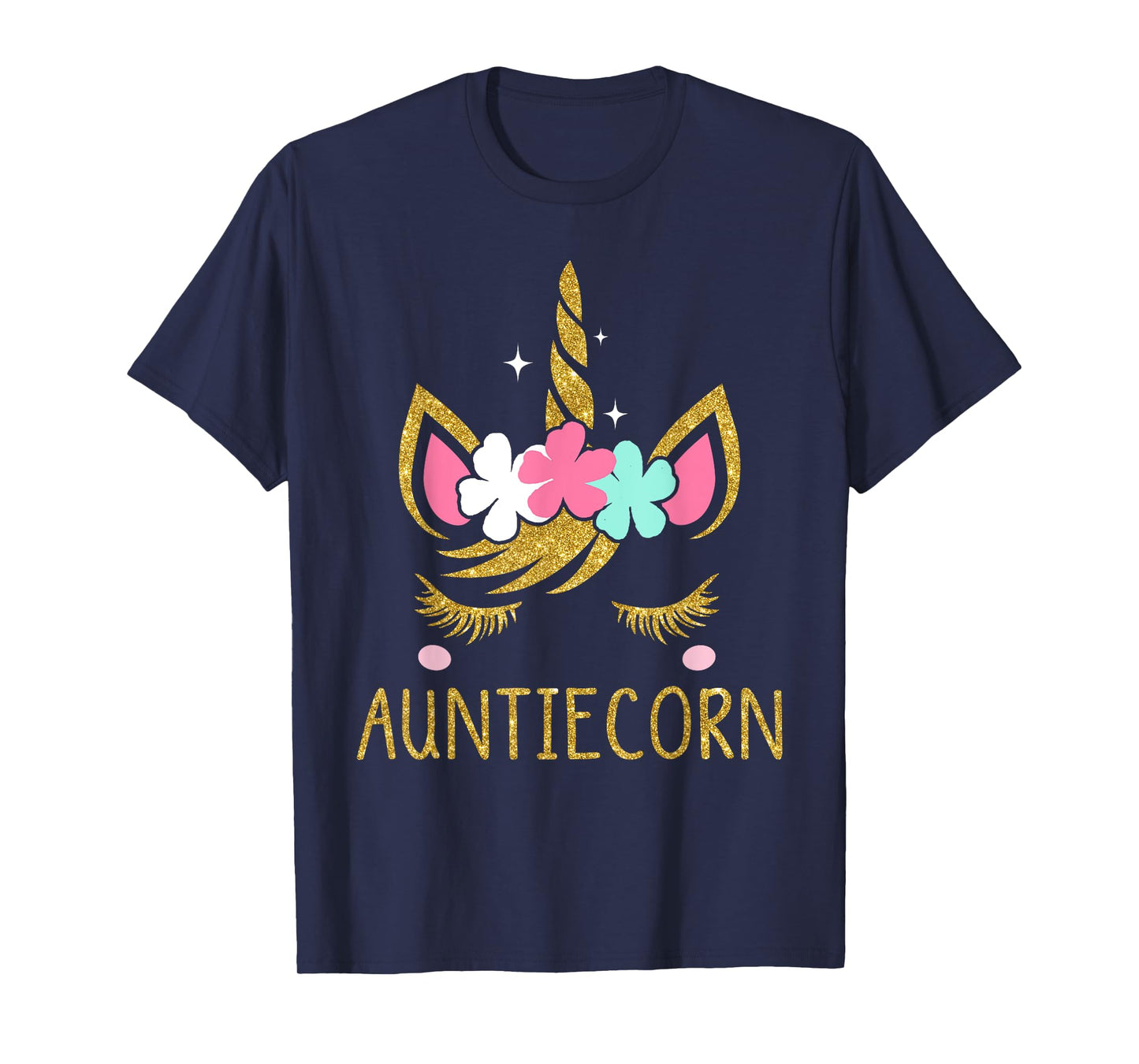 Auntiecorn Unicorn Auntie T-Shirt T-Shirt