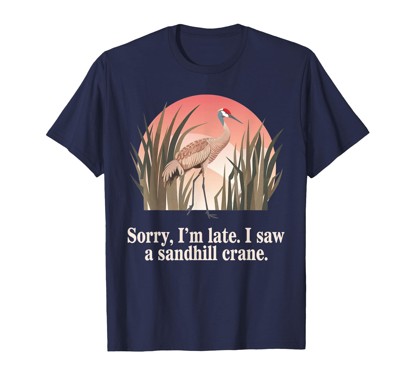 Sandhill Crane – Majestic Bird Lover Design T-Shirt