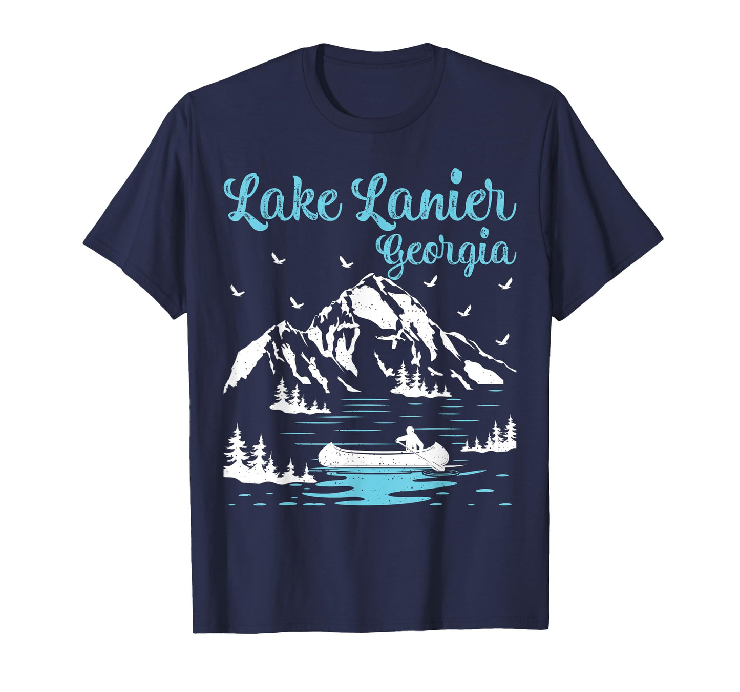 Summer Vacation Retro Georgia Lake Lanier T-Shirt for Men Women Kids