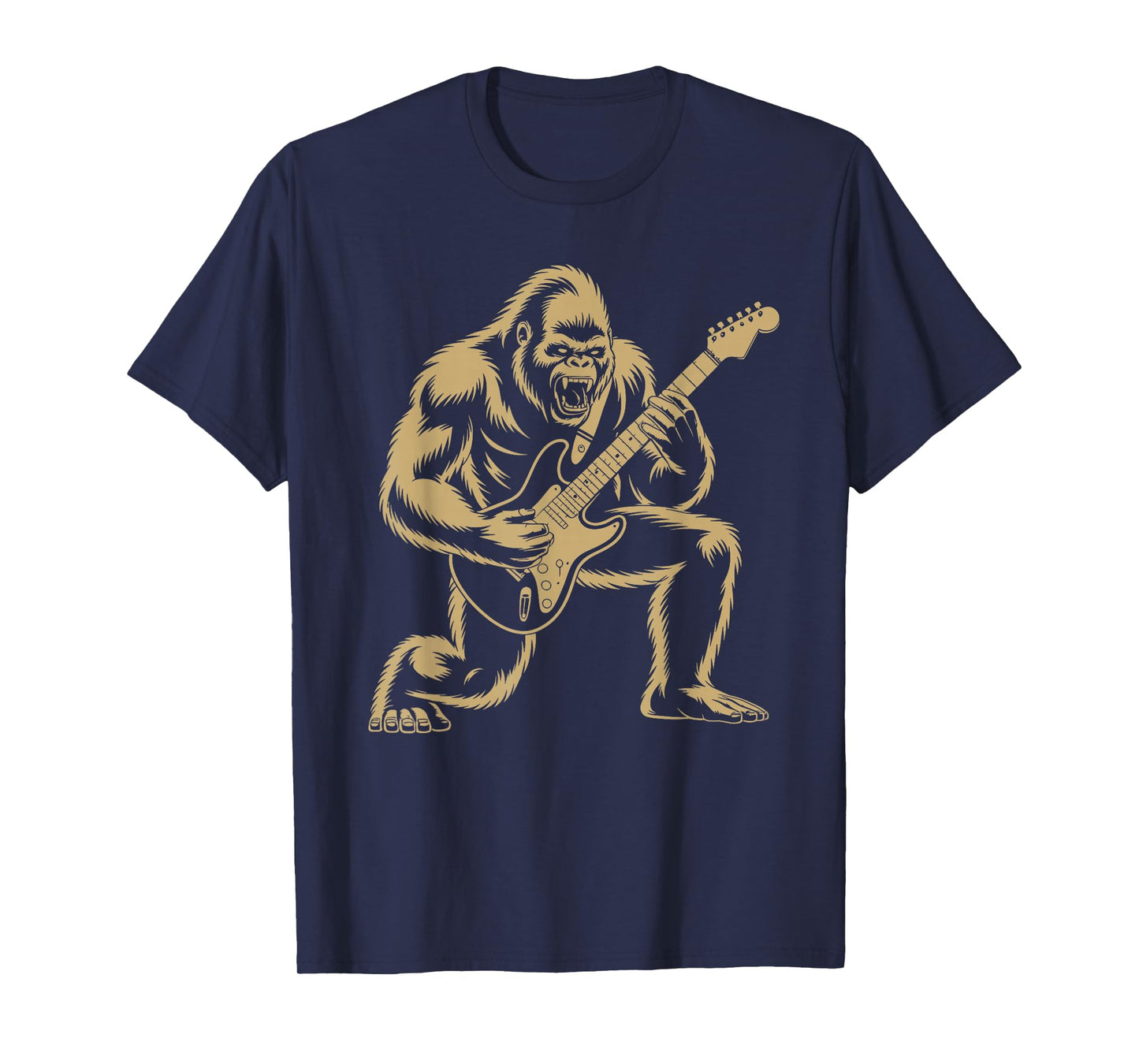 Bigfoot Rock Tongue UFO Selfie Sasquatch Rocker Boy Men Kids T-Shirt