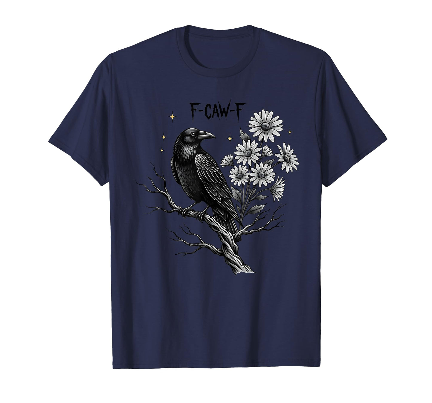 Black Crow F-Caw-F Halloween T-Shirt