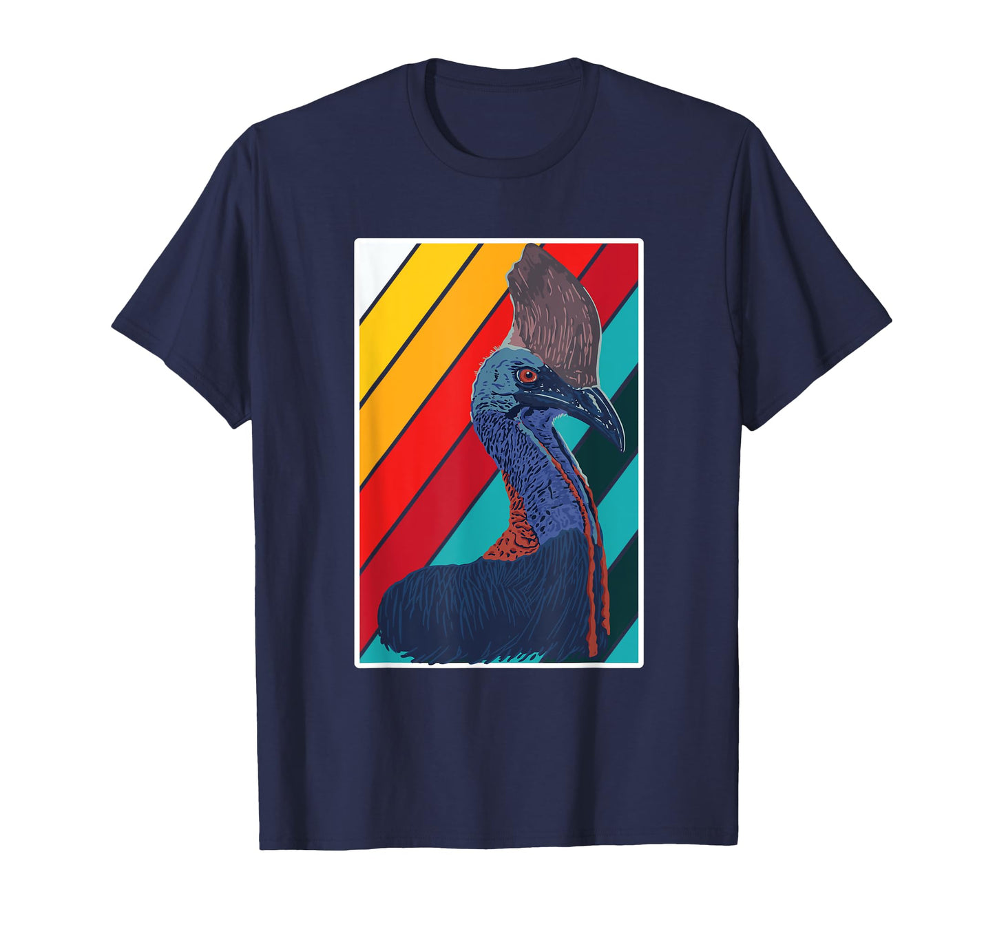 Great Cassowary Retro Outfit Love Australian Birds T-Shirt