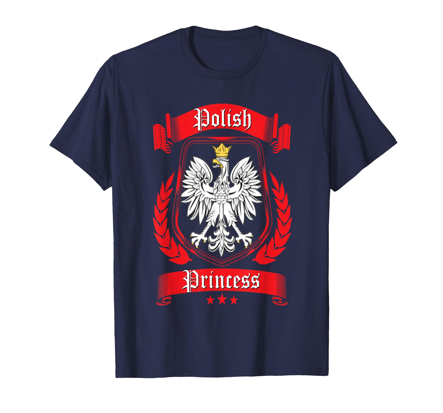 Polish Princess Shirt Dyngus Day Poland Eagle Daughter Girls T-Shirt