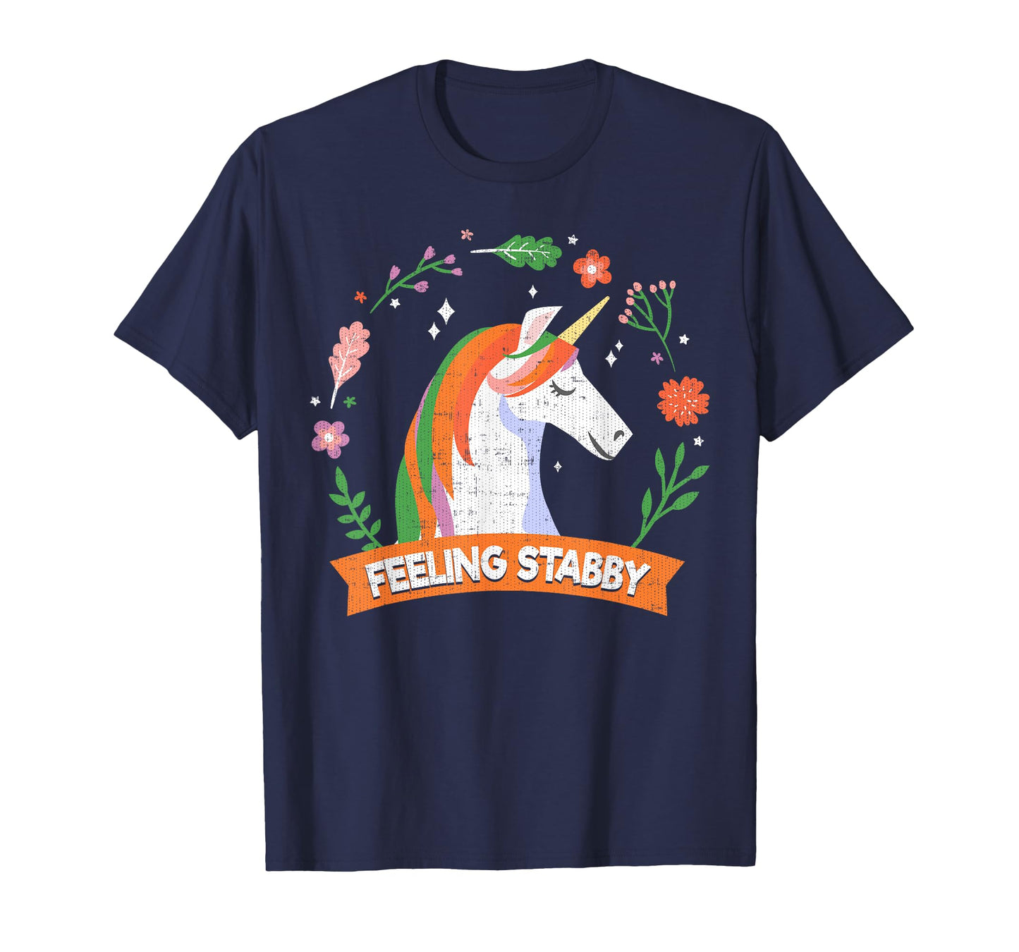 Feeling Stabby the unicorn Tee shirt T-shirt T-Shirt