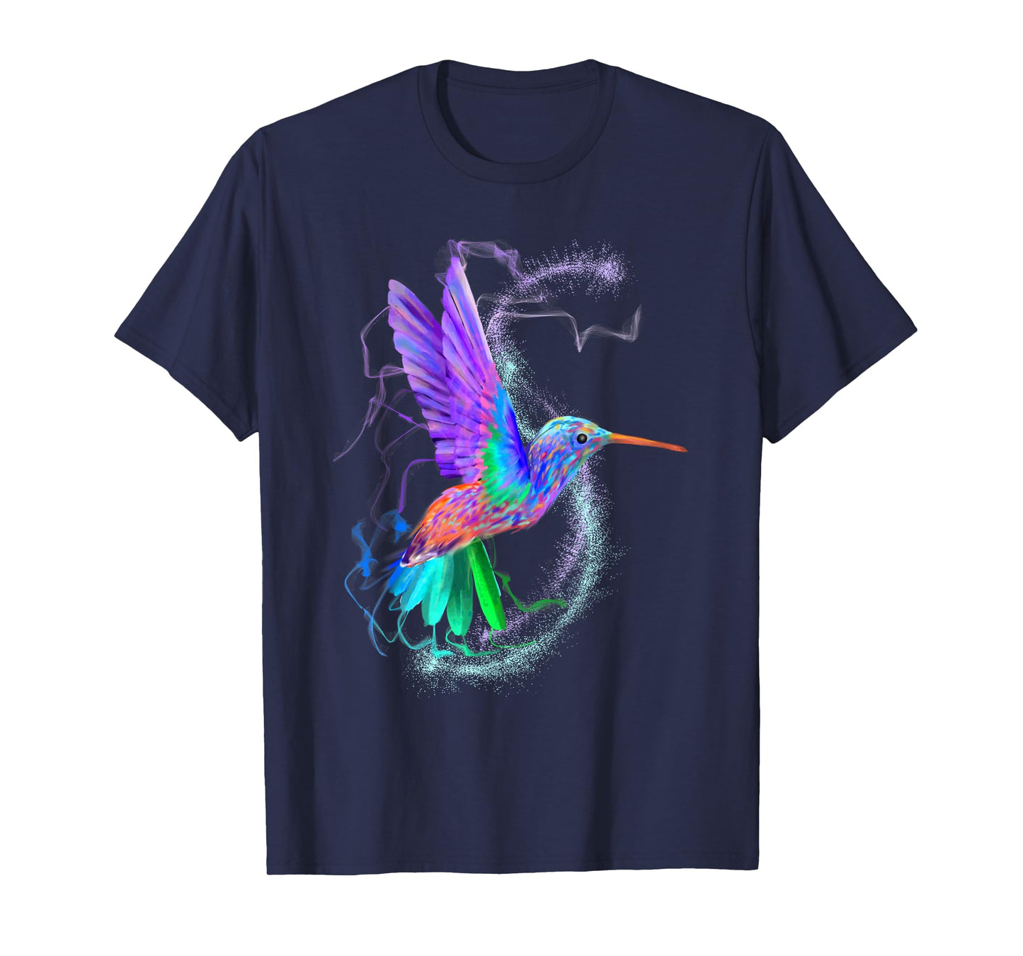 Colorful Rainbow Hummingbird Spring Garden Bird Summer Shirt Men Women Kids T-Shirt