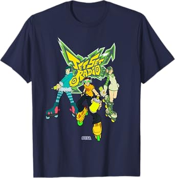 Jet Set Radio group Mew, Beat, Gum SEGA Dreamcast video game T-Shirt