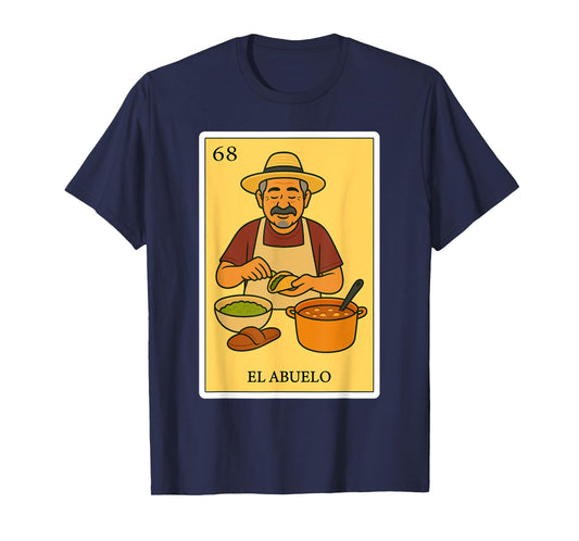 El Abuelo en la Cocina Spanish-Mexican Bingo Gift for Abuela T-Shirt