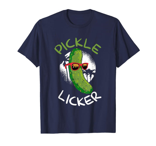 Pickle Licker Funny Cucumber Daddy Joke Humorous T-Shirt