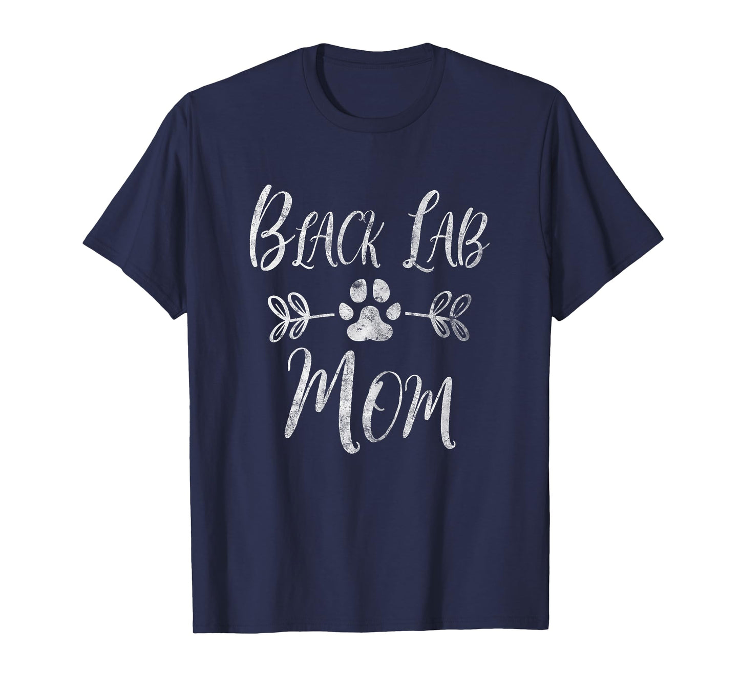 Black Lab Mom Shirt Labrador Retriever Lover Funny Dog Mom Women T-Shirt
