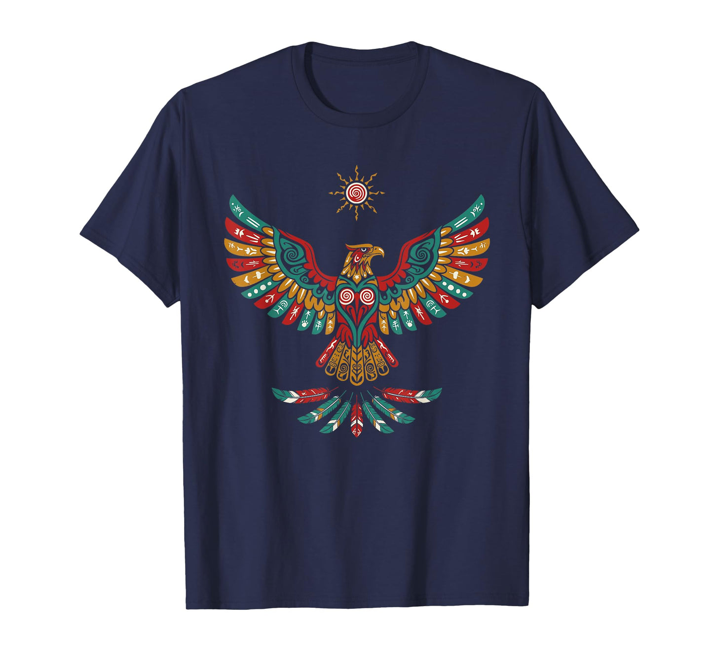 Thunderbird Native Indian American Tribal Art Indigenous Day T-Shirt