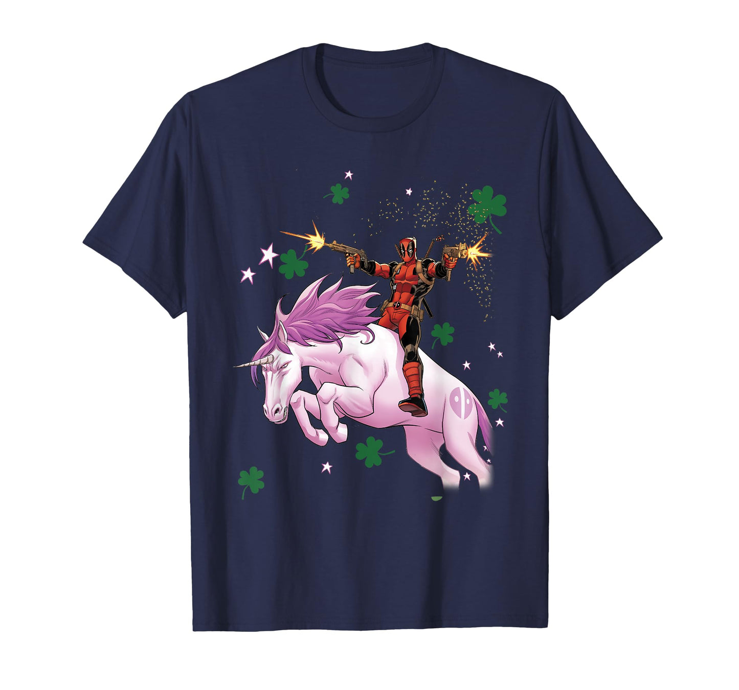 Marvel Deadpool Unicorn St. Patrick's Day T-Shirt