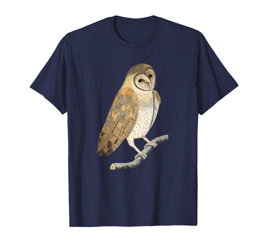 Barn Owl Wildlife Bird of Prey Vintage Graphic T-shirt