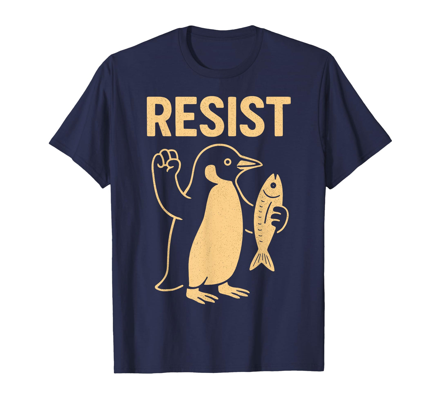 Penguin Resist Penguins Protest Against Tariffs T-Shirt