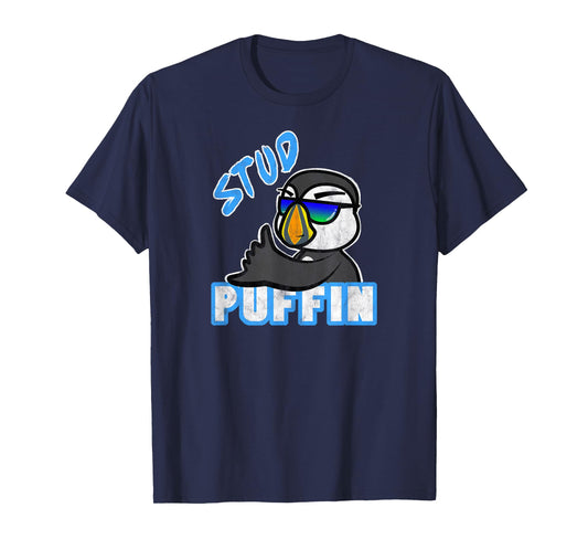 Awesome Funny Stud Puffin the Stud Muffin T-Shirt T-Shirt