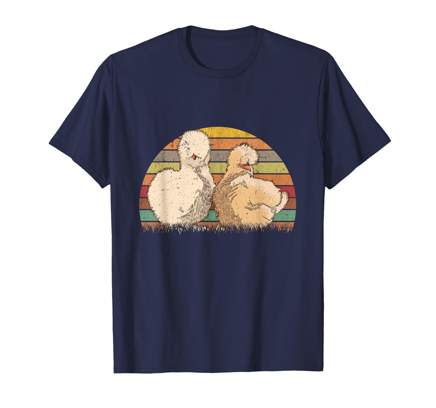 Silk hen Retro Silkies Vintage Silkie Chicken T-Shirt