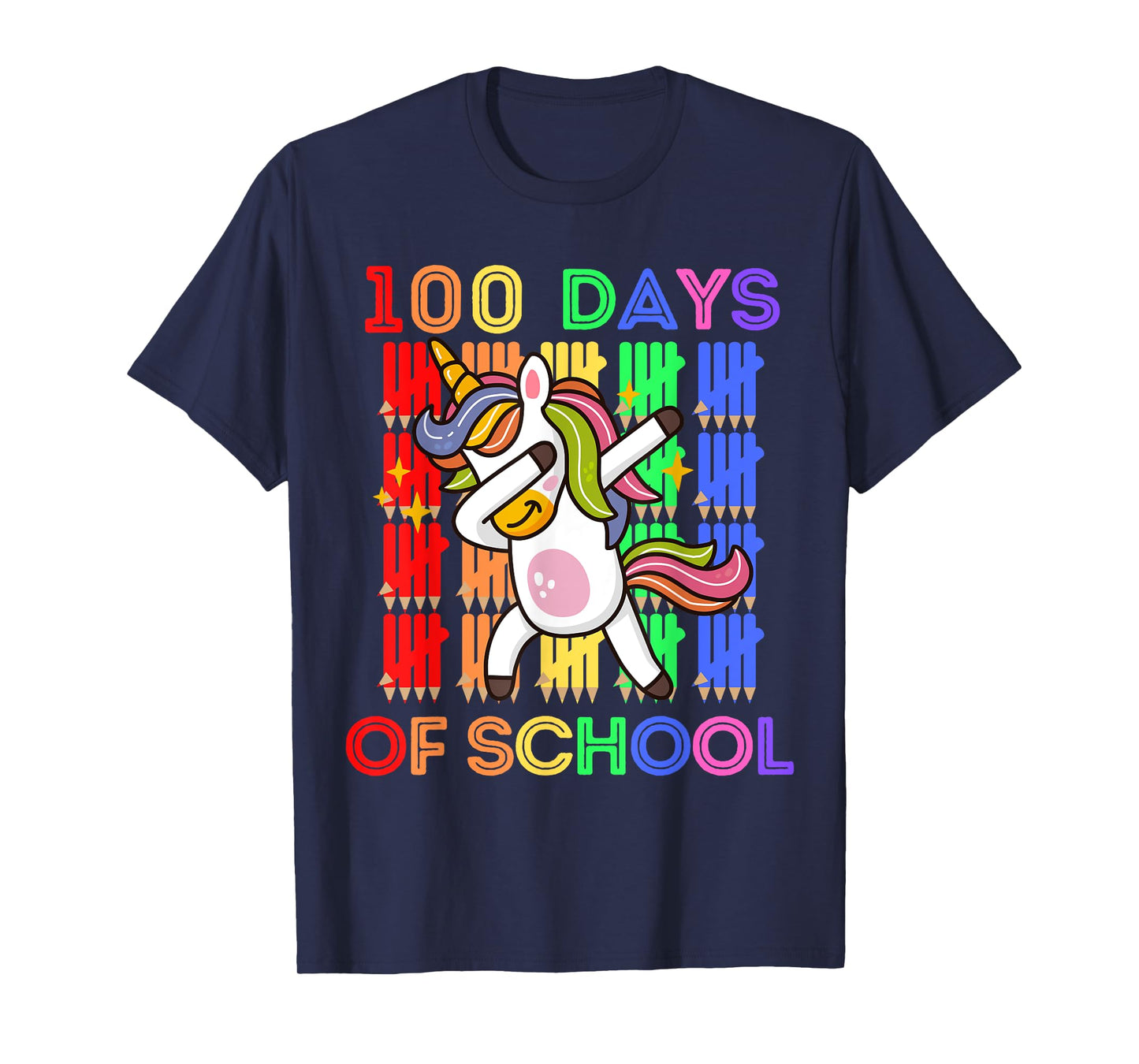 100 Days Of School Shirt Unicorn 100 Days Smarter 100th Day T-Shirt