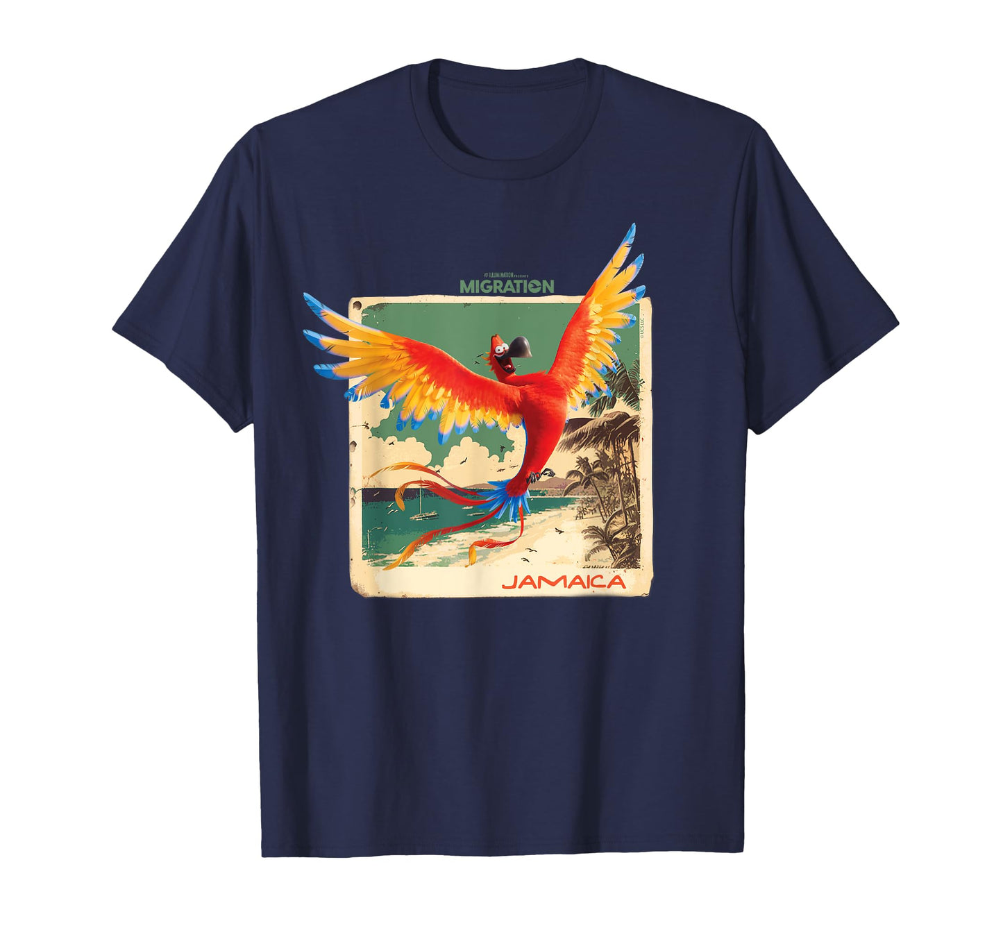 Migration Jamaica Parrot T-Shirt