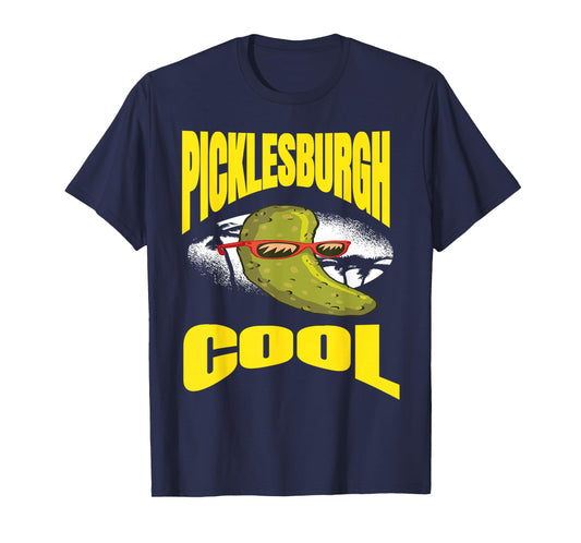 Funny Pittsburgh Humor Picklesburgh Cool Relaxing Pickle T-Shirt