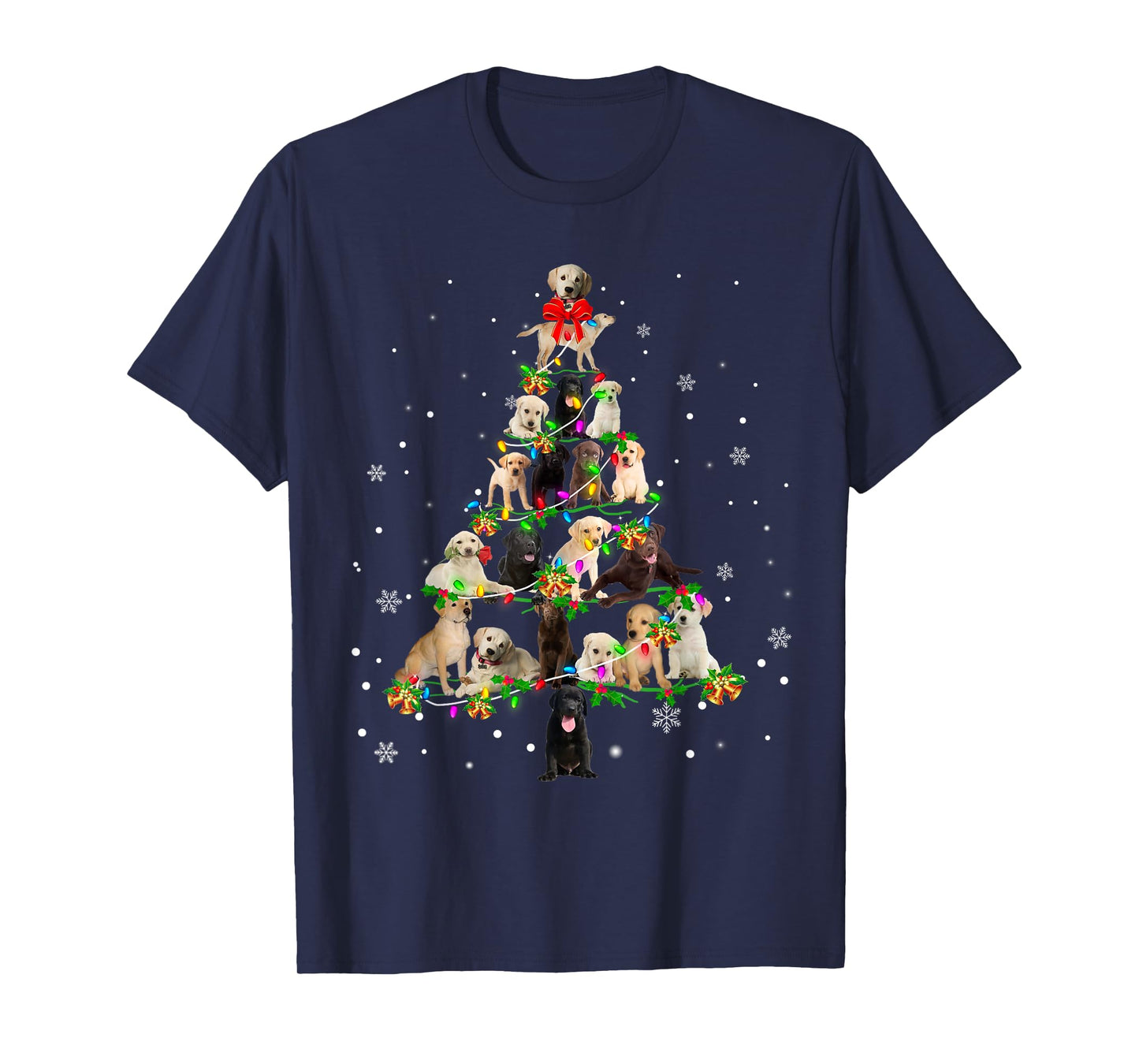 Labrador Retriever Christmas Tree X-Mas Gift T-Shirt