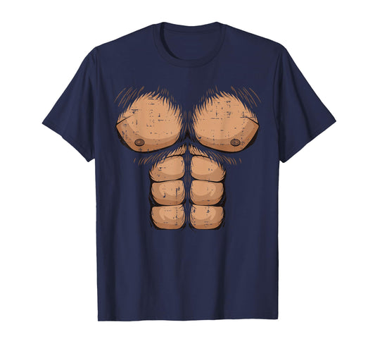 Halloween Bigfoot Hairy Torso Funny Sasquatch Costume Men T-Shirt