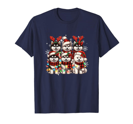 Pomsky Christmas Xmas Pomsky Lover T-Shirt