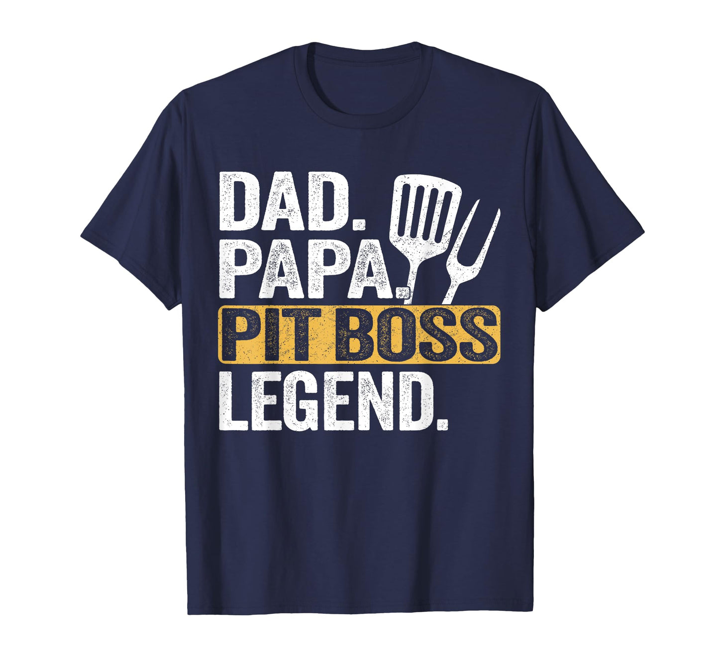 Daddy Papa Pit Boss Legend Funny Retro T-Shirt