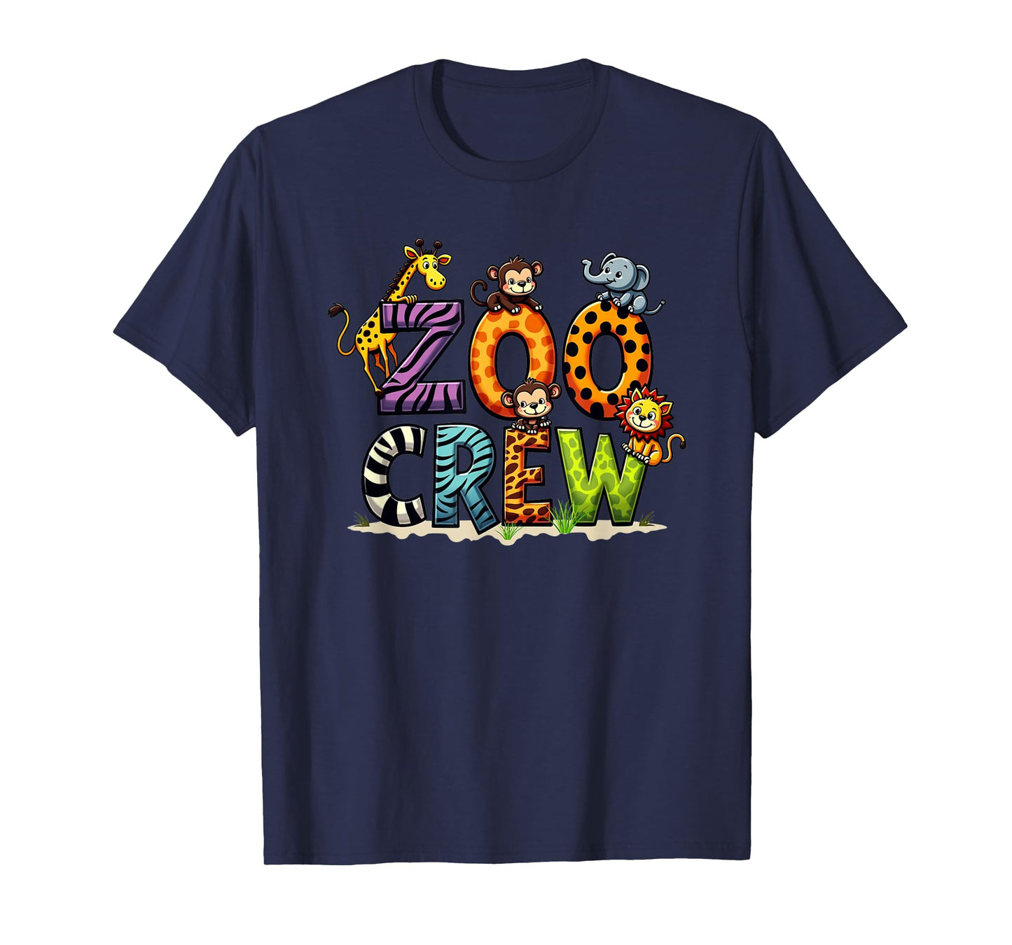 Zoo Crew Animals Kids Birthday Jungle Safari Party T-Shirt