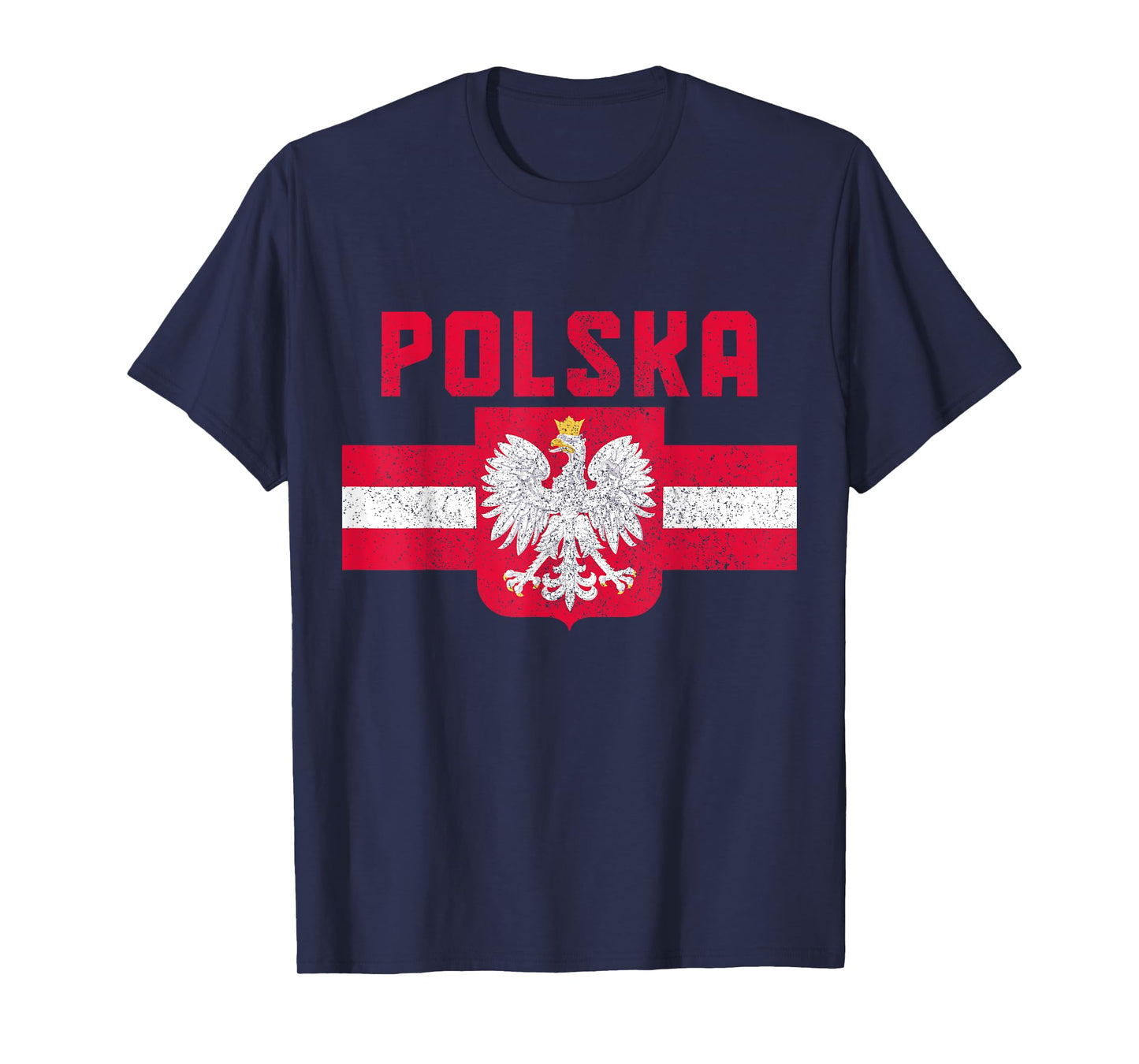 Polska Poland Flag Pride Eagle Polish Roots T-Shirt