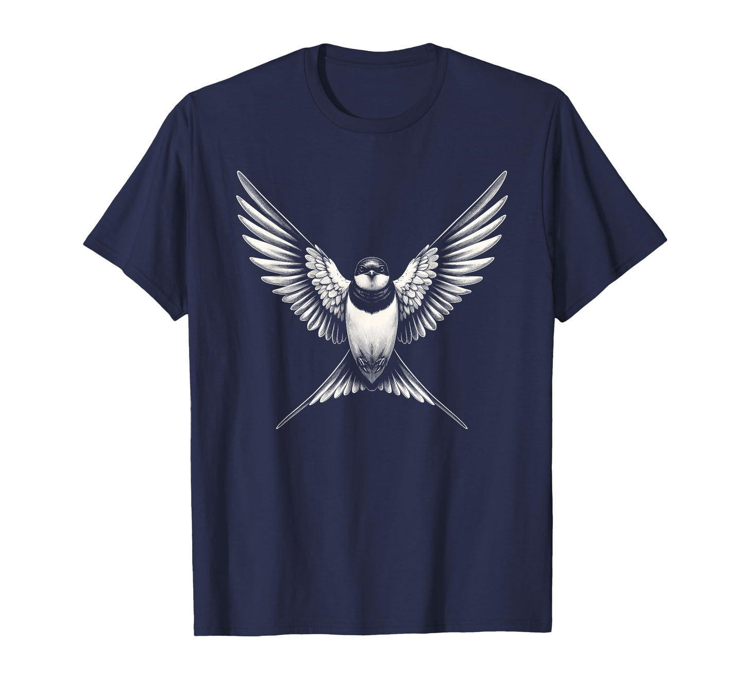 Swallow Bird Graphic Art Design T-Shirt