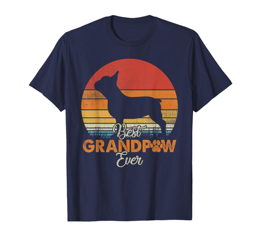 Best Grandpaw Ever French Bulldog Grandpa T-Shirt