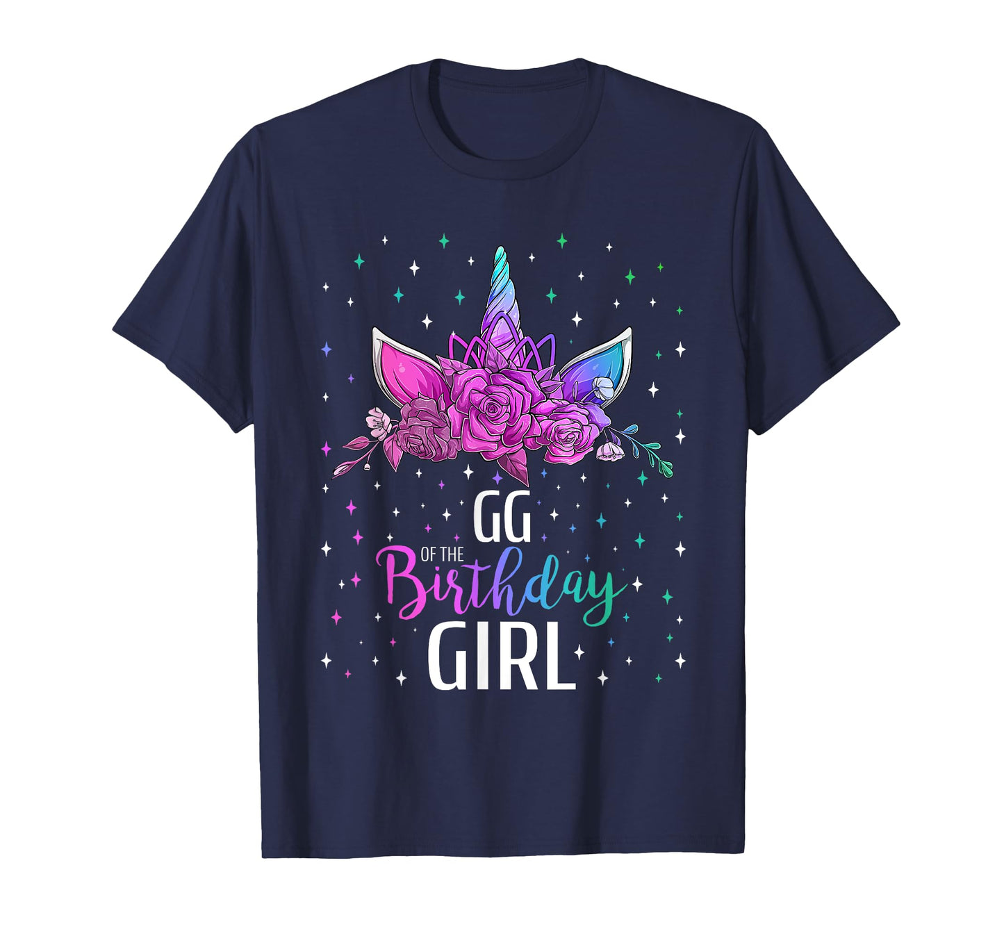GG Of The Birthday Girl Unicorn Bday Party T-Shirt