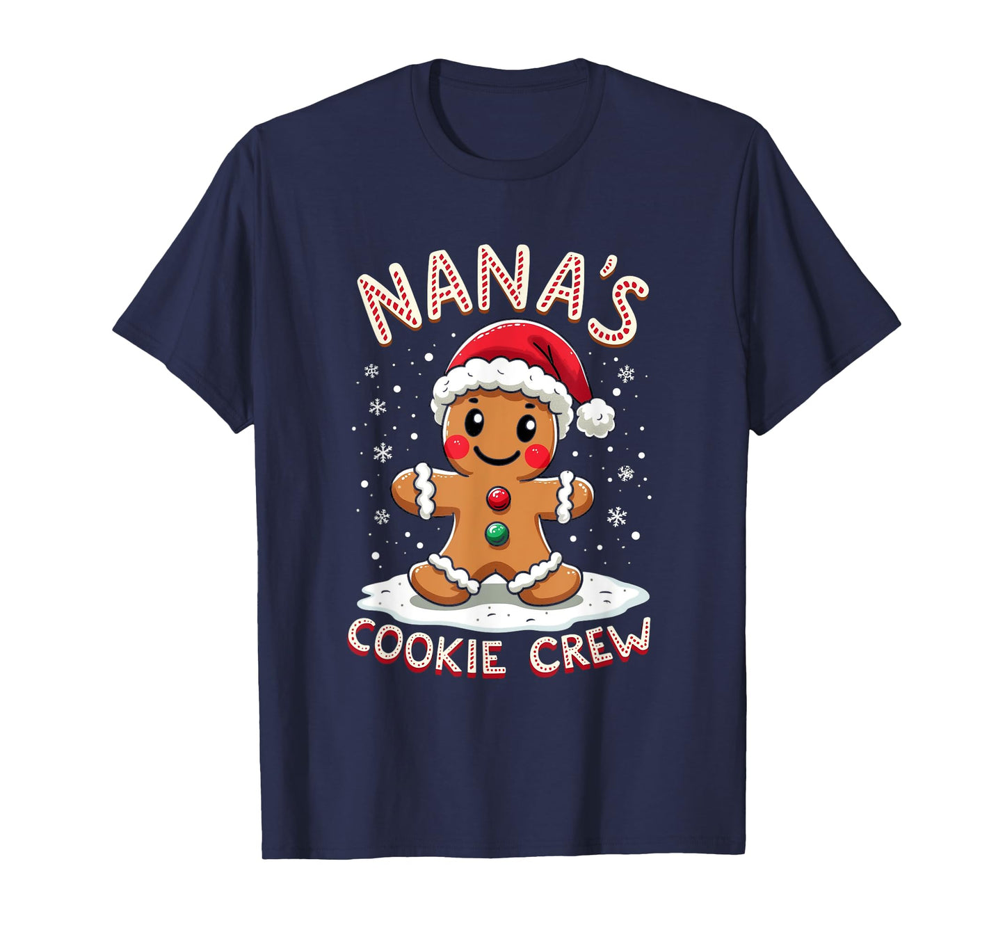 NANA'S COOKIE CREW Holiday Gingerbread T-Shirt