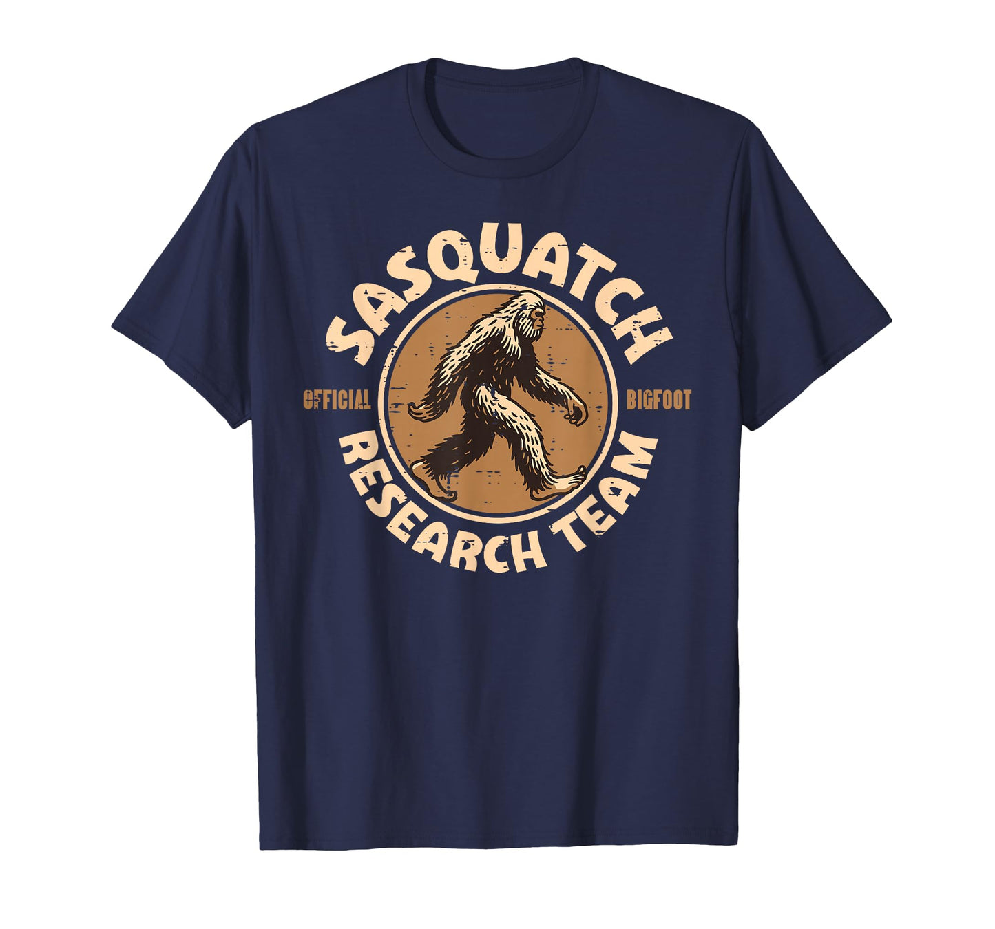 Sasquatch Official Research Team Fun Bigfoot Women Men Kids T-Shirt