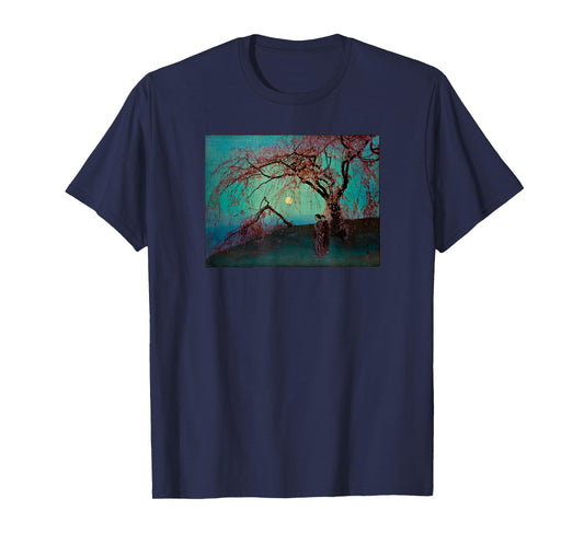 Japanese Art Hiroshige Woodblock Art Classic Print Retro Tee T-Shirt