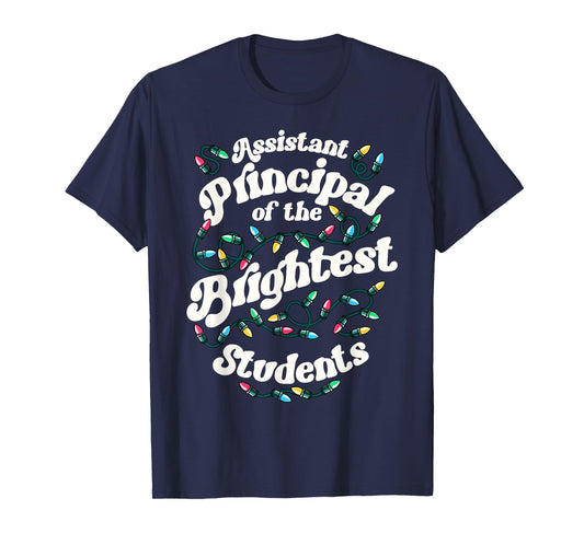 Assistant Principal Of The Brightest Students Xmas Christmas T-Shirt