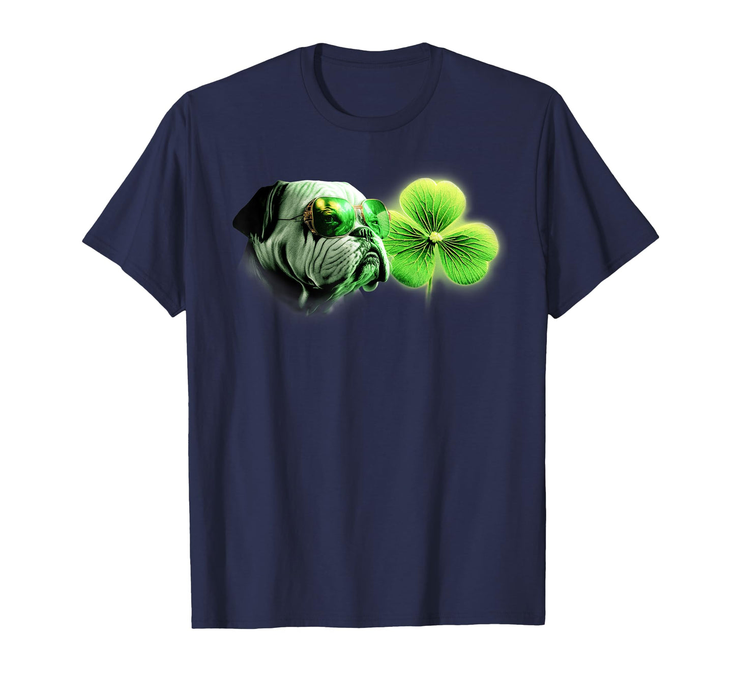 Bulldog Shamrock for Bulldog Lovers St. Patricks Day Bulldog T-Shirt