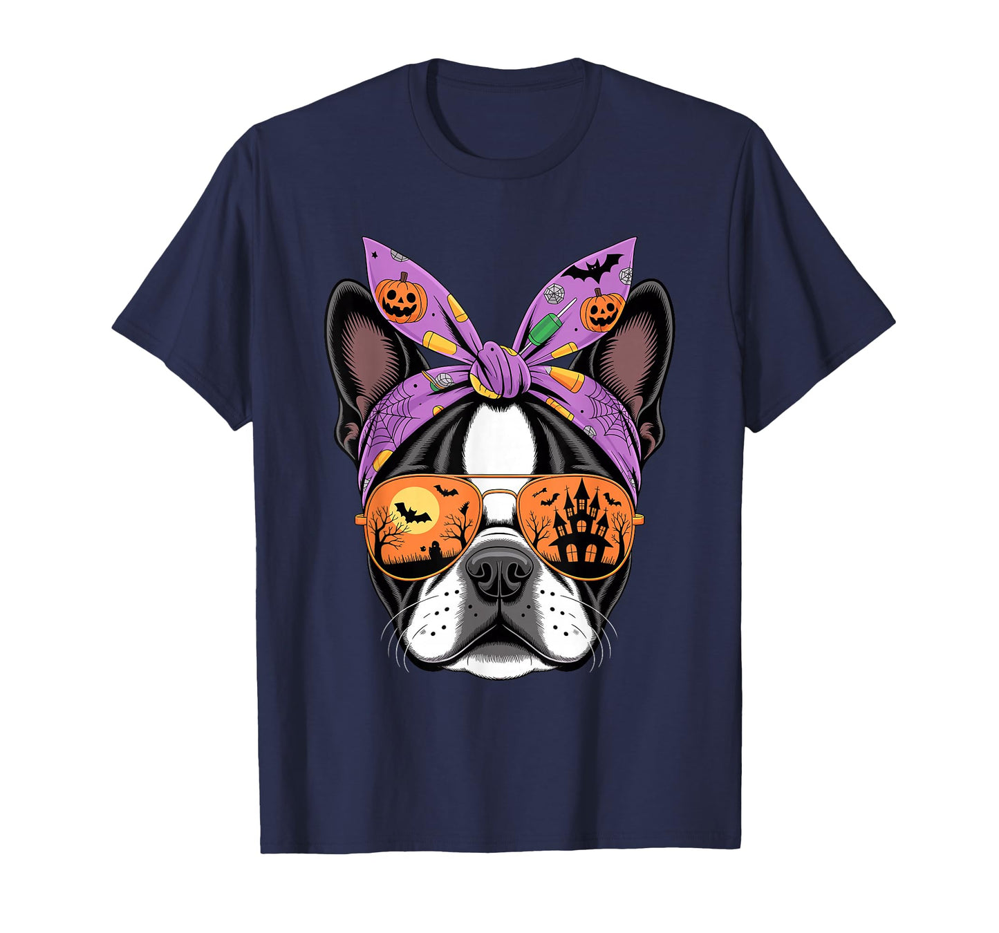 Halloween Bandana French Bulldog Frenchie T-Shirt