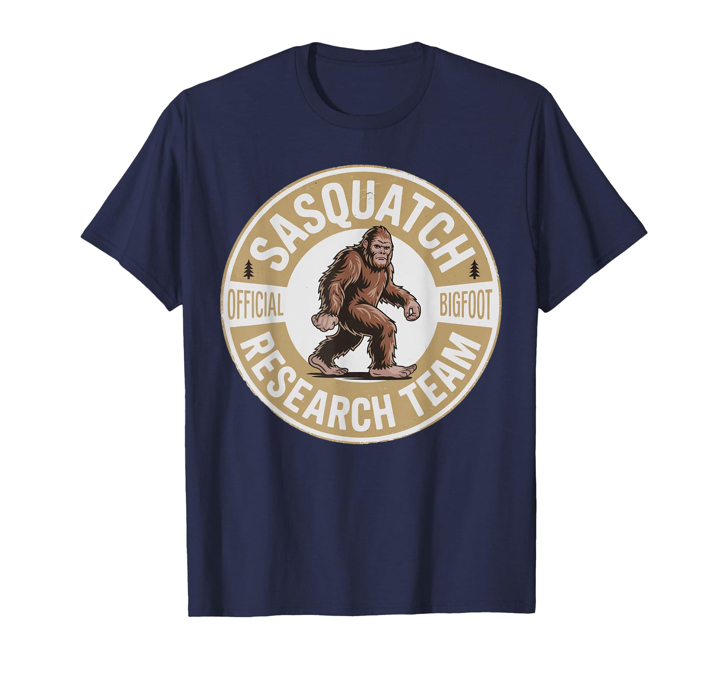 Bigfoot Research Team Retro Vintage Sasquatch Men Women T-Shirt