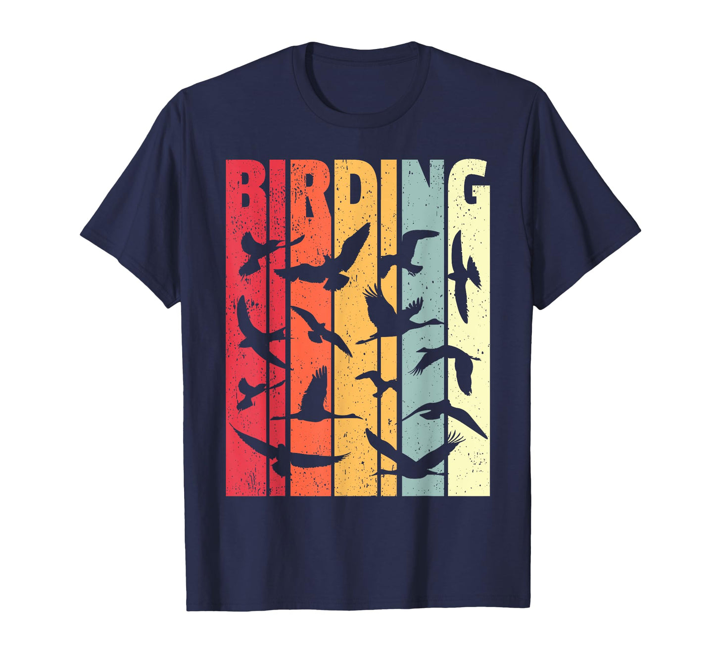Birding Retro Birdwatcher Birder T-Shirt