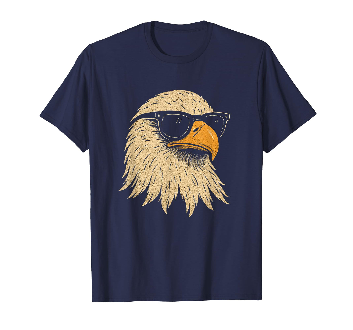 Cool Eagle Sunglasses Retro Vintage Patriotic Eagle T-Shirt