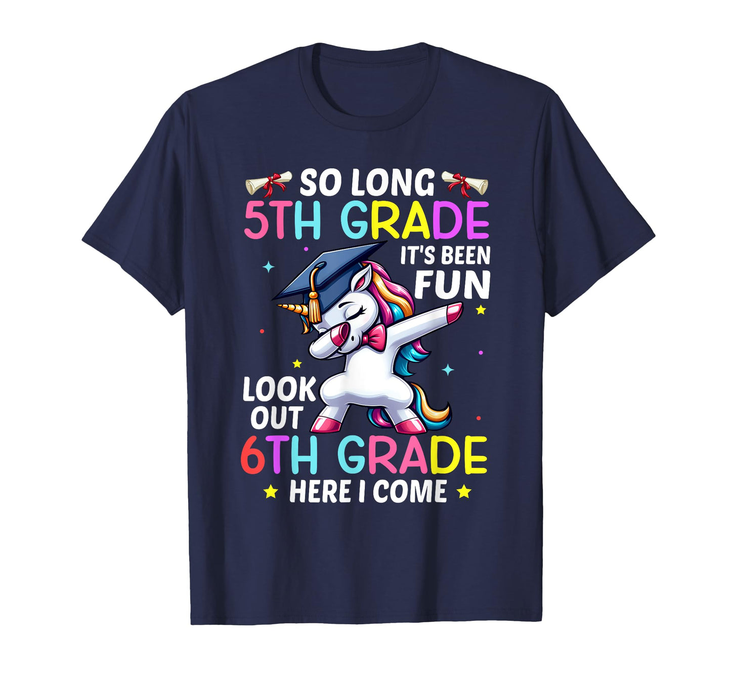 So Long 5th Grade Graduation 6th Grade Here I Come 2024 T-Shirt