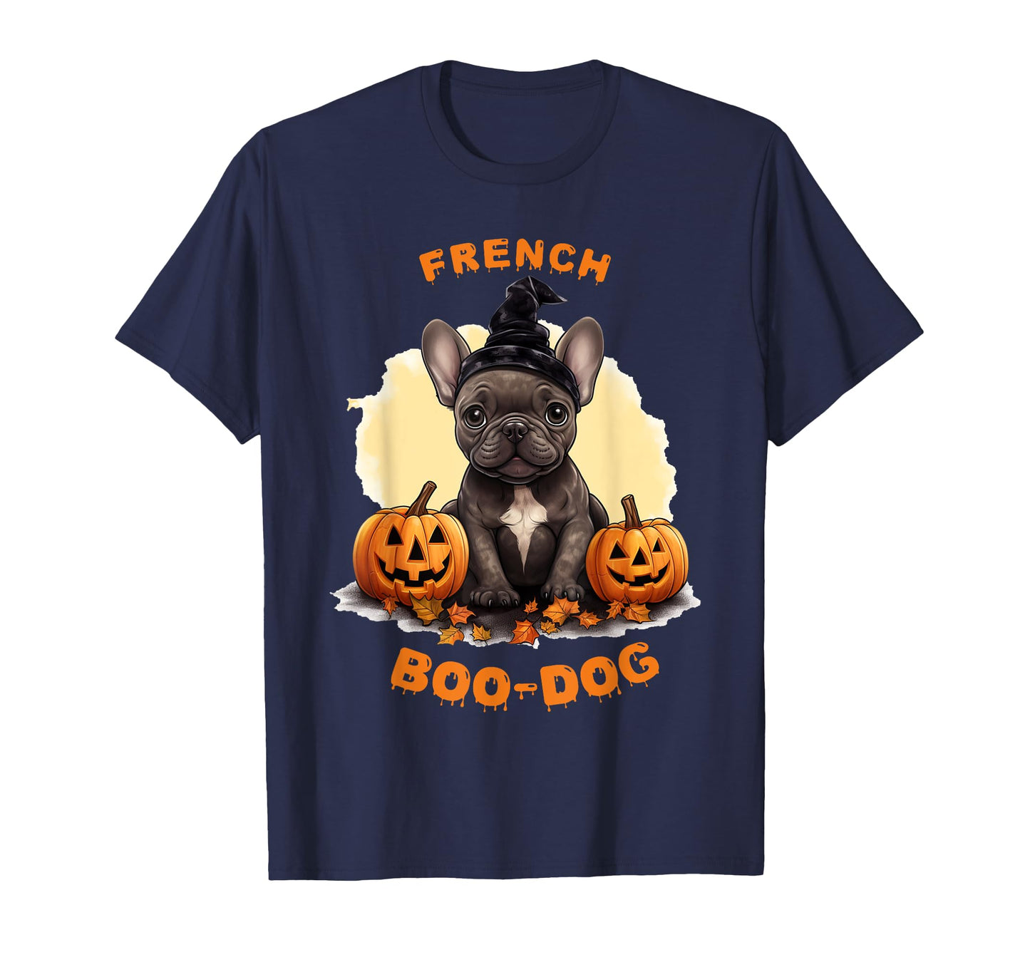 Halloween Frenchie, French Boo-dog, bulldog T-Shirt
