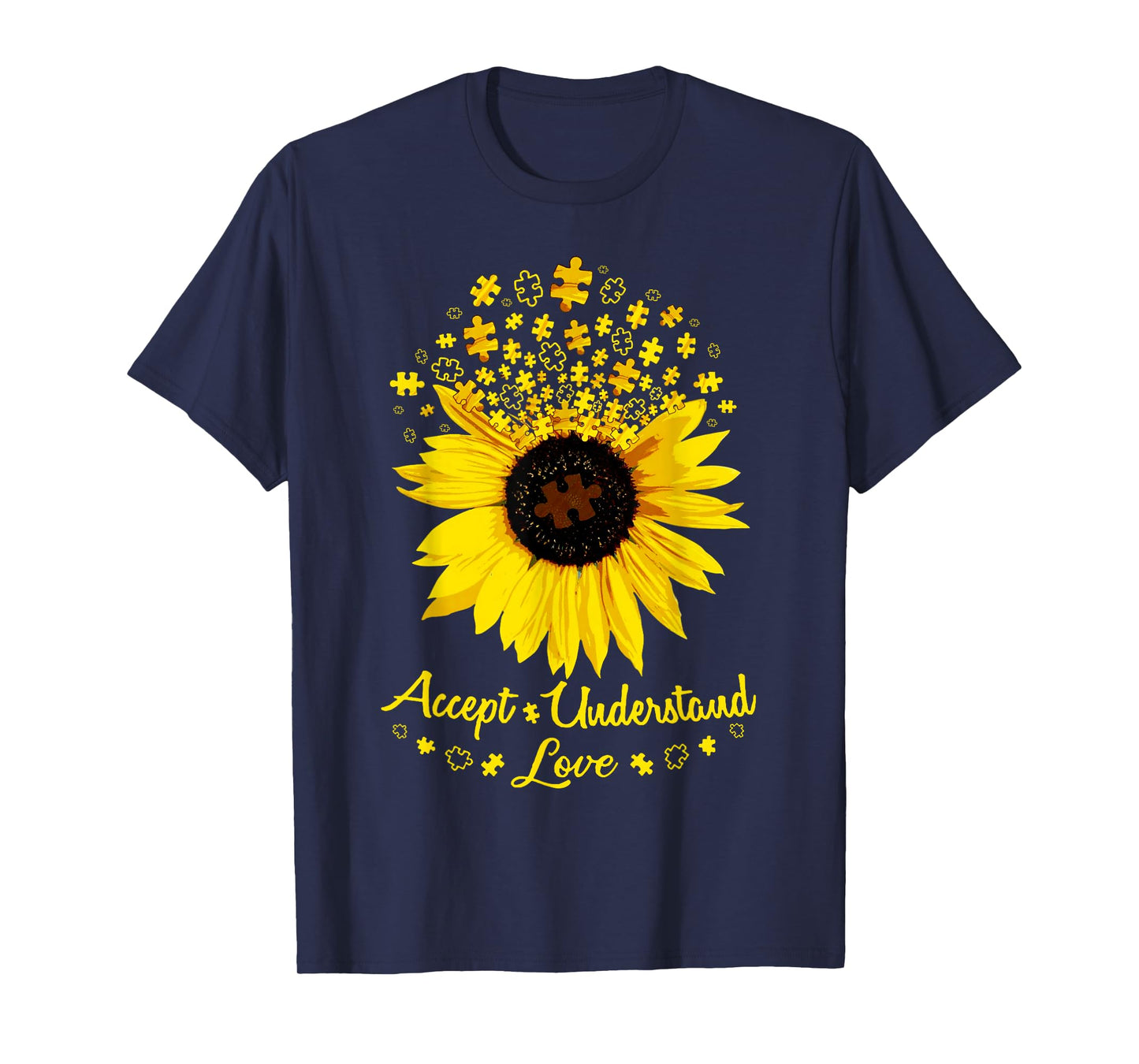Sunflower Accept Understand Love T-Shirt