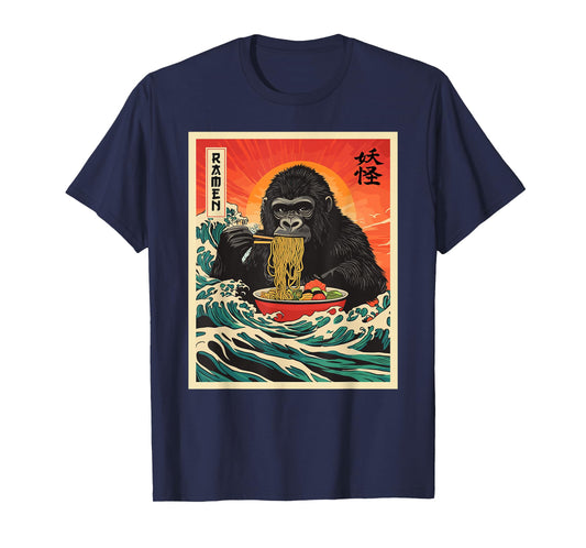 Bigfoot Funny Japanese Ramen Anime T-Shirt