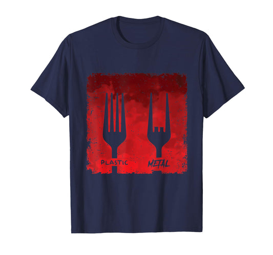 Plastic Fork Metal Music T-Shirt