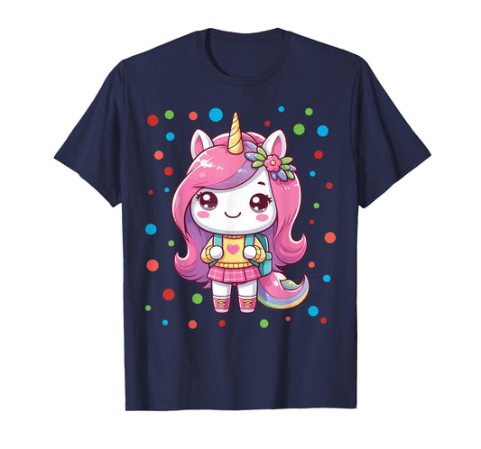 Happy Dot Day Unicorn Dots For Girls T-Shirt