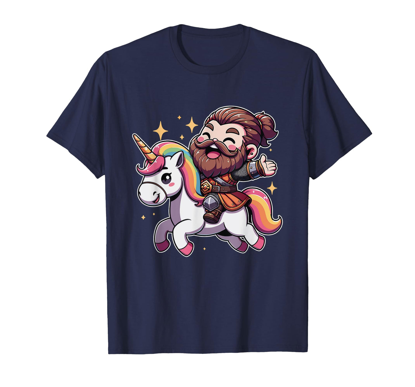 Epic Viking Riding A Unicorn T-Shirt