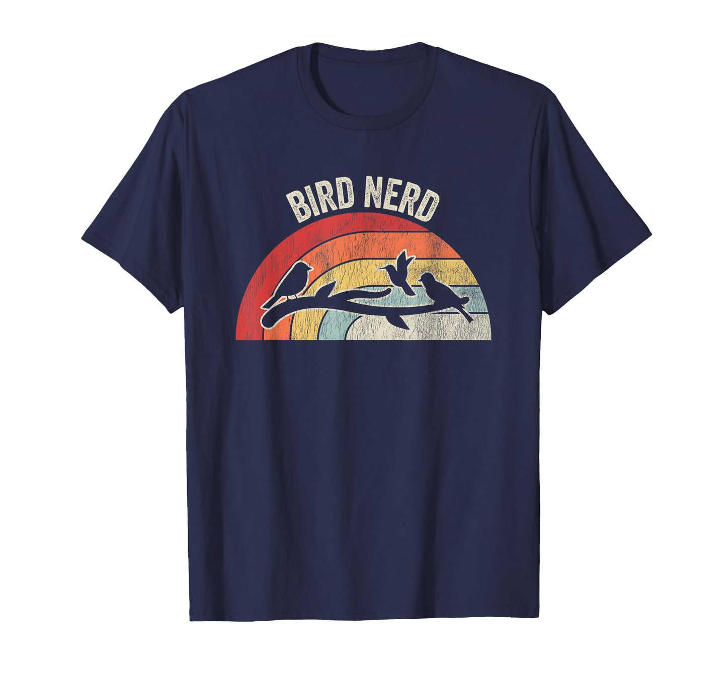 Bird Nerd Vintage Retro Birdwatching T-Shirt