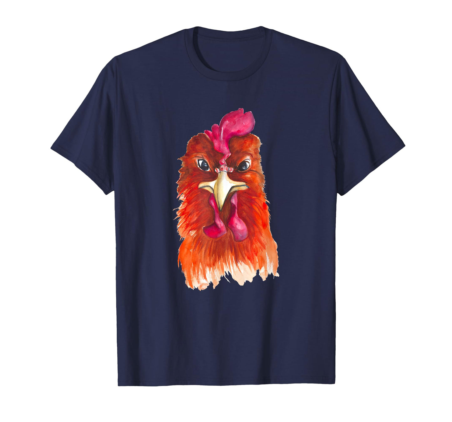Funny Chicken Farmer design women men angry rooster T-Shirt