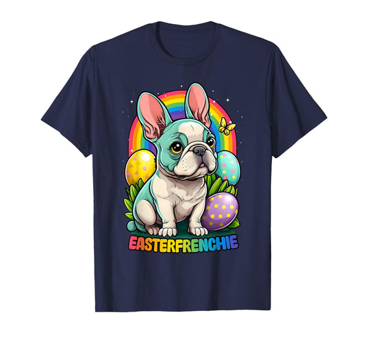 Funny Easter French Bulldog Easterfrenchie Cute Frenchie T-Shirt